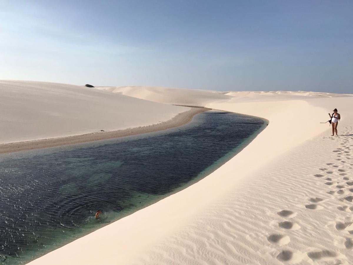 巴雷里尼亚斯Chale Temporada Porto Dos Lencois - Lencois Maranhenses别墅 外观 照片
